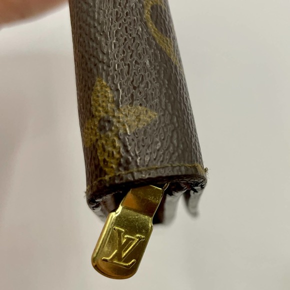 Louis Vuitton Tresor Monogram Wallet Vintage Porte Monnaie Brown Canvas - Picture 6 of 13